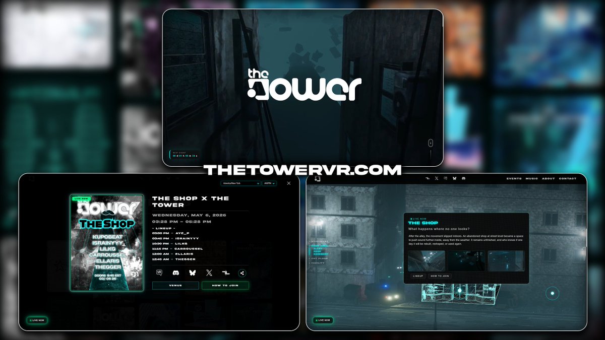 TheTowerVR's tweet photo. 𝐂𝐡𝐞𝐜𝐤 https://t.co/5oD6KYfo08

𝐈𝐬 𝐨𝐮𝐭 𝐧𝐨𝐰!

- 𝐈𝐧𝐭𝐞𝐫𝐚𝐜𝐭𝐢𝐯𝐞 𝐕𝐞𝐧𝐮𝐞𝐬
- 𝐒𝐦𝐚𝐫𝐭 𝐥𝐢𝐯𝐞 𝐞𝐯𝐞𝐧𝐭𝐬 𝐬𝐲𝐬𝐭𝐞𝐦
- 𝐄𝐯𝐞𝐧𝐭𝐬 𝐝𝐚𝐭𝐚𝐛𝐚𝐬𝐞
- 𝐎𝐧𝐛𝐨𝐚𝐫𝐝𝐢𝐧𝐠 𝐠𝐮𝐢𝐝𝐞

眩暈を受け入れる https://t.co/yASXL8zNG1