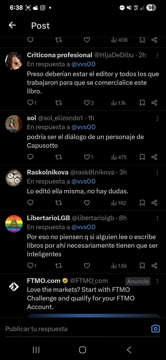 Gran estudio che, puso un libro aclamado por la critica de Saer (muy bueno) pero solo porque mintio que era de Oriana sabatini tenes a los mismos mamertos que amarian a Saer diciendo esto. Misoginia y doble standard. Y 0 pensamiento critico