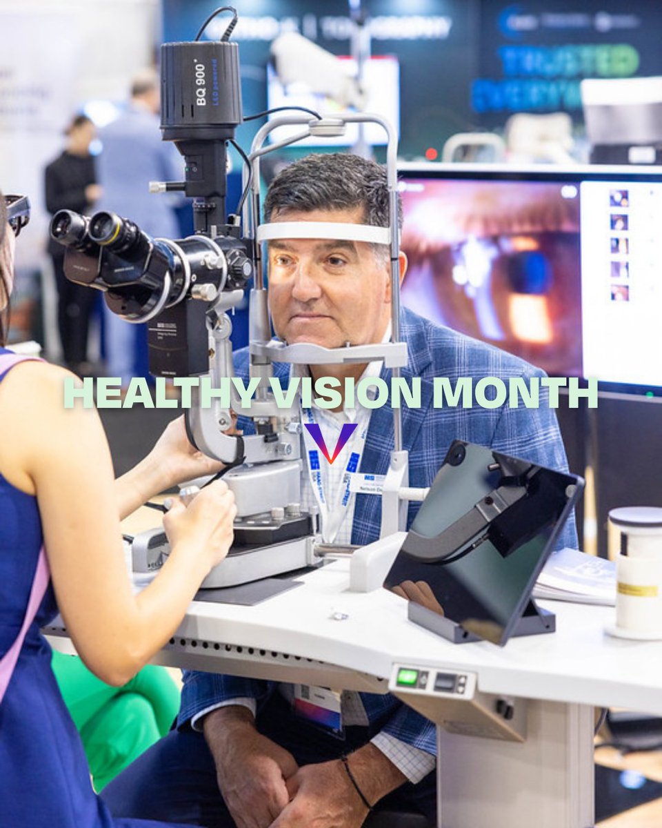 VisionExpo's tweet photo. Healthy Vision Month starts now.

A moment to pause and think about how we care for our eyes – at work, at home, and everywhere in between. Vision plays a role in everything we do, and taking a more intentional approach to eye health starts with awareness. https://t.co/bfLEevlGjI