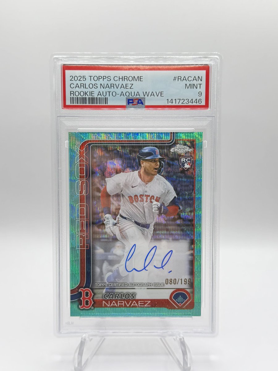 Carlos Narvaez Aqua Wave Auto PSA 9
$75