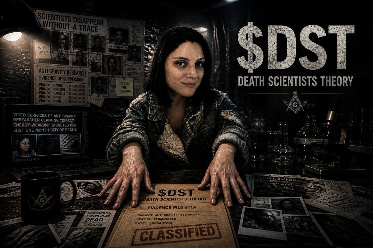 DPAULOJNRRR's tweet photo. @The_Astral_ What did he really know, and how did the scientist go missing along with the others who died?  
@dstonsol $DST  
CA: p7U8o21831ce4vRK3hwjAQcb3ZQwcu2vMokemmtpump https://t.co/GlE7ylOfpZ