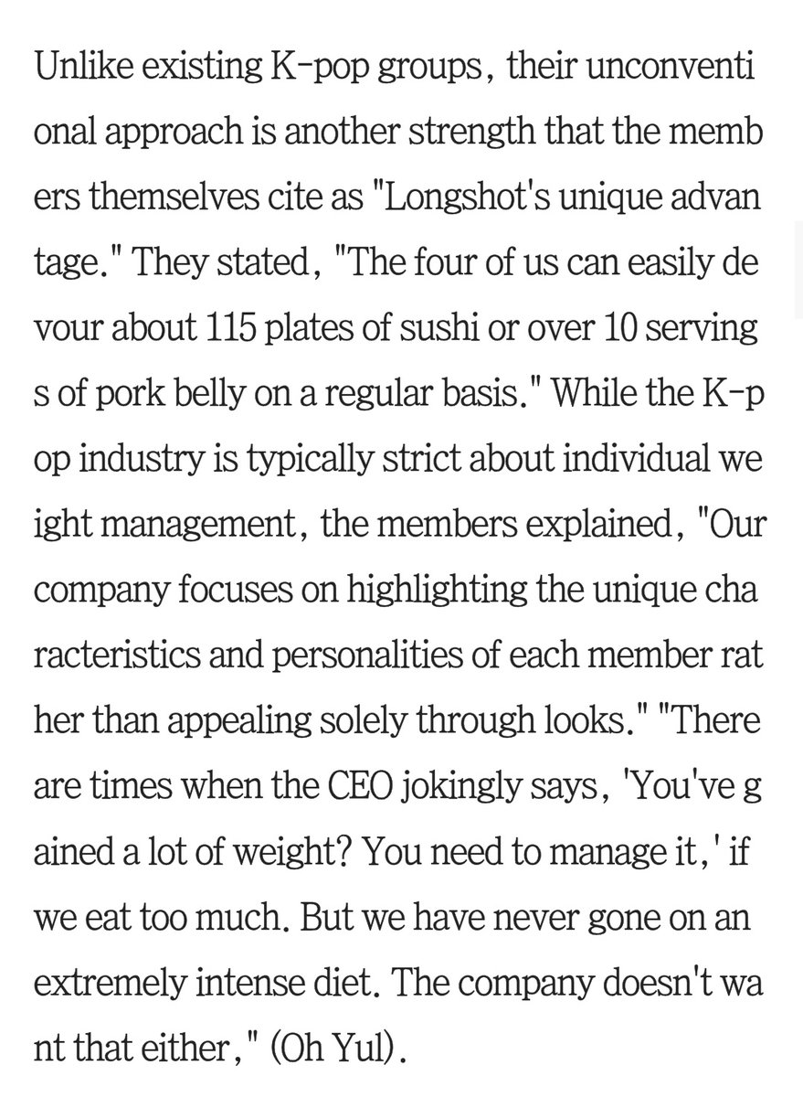 Magdale72402063's tweet photo. While the K-pop industry is typically strict about individual weight management, the members explained
Lngshot Ohyul: "Our company focuses on highlighting the unique characteristics and personalities of each member rather than appealing solely through looks." 

More Vision💯🫶 https://t.co/bBzIdJHfzc