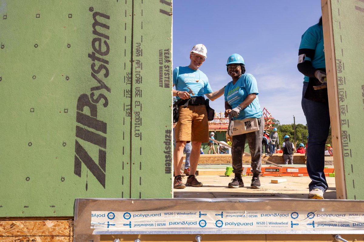 Habitat_org's tweet photo. Wednesday has wrapped! We are past the mid-point at the 2026 #CarterWorkProject and couldn't be more excited about all the progress we have made. https://t.co/LWrKlJMbR3