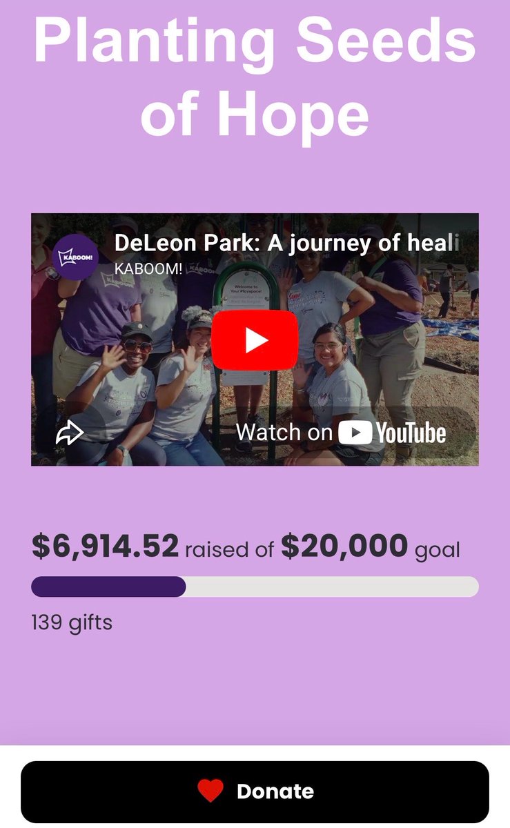 Wow! We only need $86 to reach $7K for Prince Archie’s 7th birthday! Let’s do this! Please donate if you can and or repost! 

#ArchieTurns7 

give.kaboom.org/campaign/78568…

<a href="/SussexEvent/">𝑺𝒖𝒔𝒔𝒆𝒙 𝑪𝒐𝒎𝒎𝒖𝒏𝒊𝒕𝒚 𝑬𝒗𝒆𝒏𝒕𝒔</a> <a href="/ZandiSussex/">Senior Lieutenant Zandi Sussex</a> <a href="/reese_candie/">HRH Empress Teresa The Petty</a>