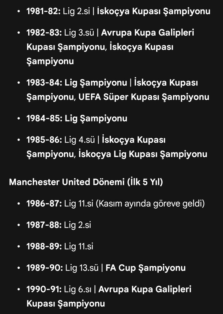 Albtaros's tweet photo. @ozgurulkemmm @OlayBesiktas @birmahmutkolay @erginaslan Fergusonun Man utdye gitmeden 3 yıl önce Rizespor ayarında bir takımla uel kazandığı, ertesi sene duble yaptığı ve man u daki ilk senesinde takımı Kasım ayında 21. Aldığı 4. Senesinde de FA Cup aldığını (2. Kez 11 olduğu) kasten mi yazmıyoruz yoksa es mi geçeceğiz? https://t.co/PNNhRnyWWK