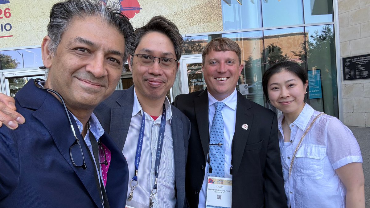 _AdnanSiddiqui's tweet photo. More from #AANS2026!
@AANSNeuro @cvsection #CVSection @mtlawton @drdavidlanger @rosalind_lai https://t.co/8Gp04eH8hq