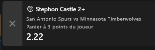 Dydy417005's tweet photo. Les mecs, sur betify ce bet signifie 2 paniers a 3 pts ou +, ou bien + de 2 paniers a 3 pts ? https://t.co/56lZyqcsZR
