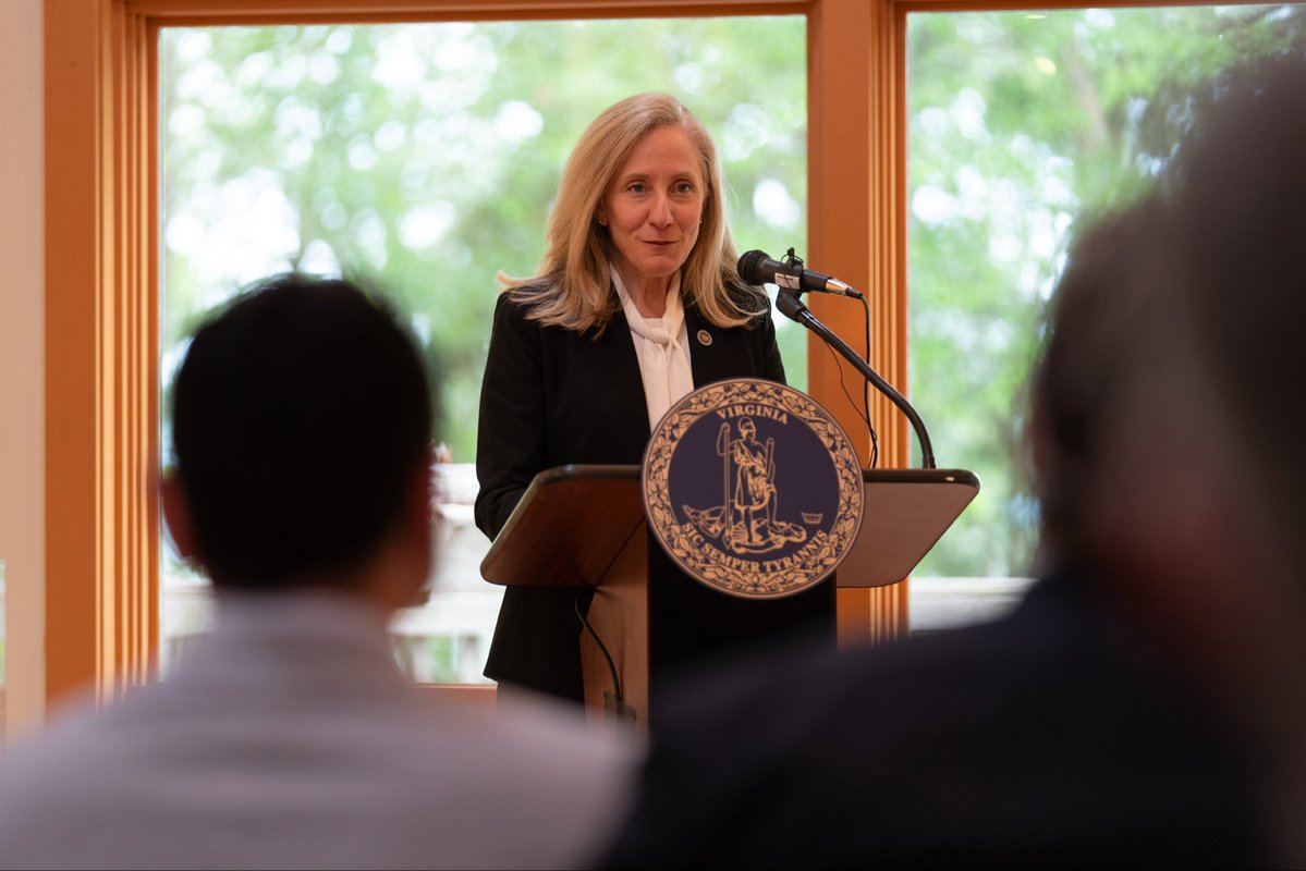Governor Abigail Spanberger tweet media
