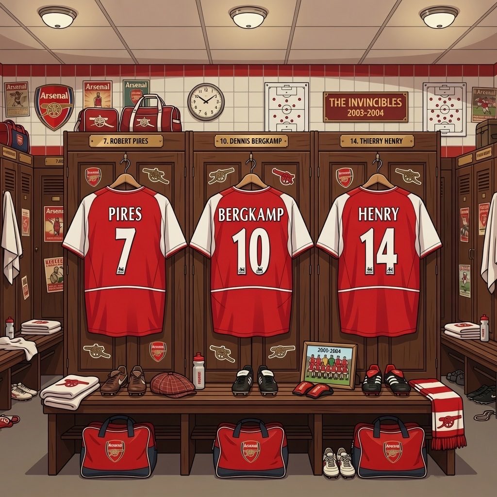 Esse trio no Arsenal na temporada 2003/04 😍