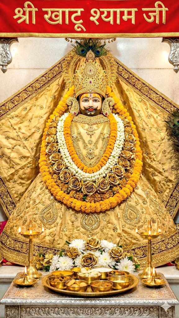 Khatu_dhaam's tweet photo. श्रद्धा से जो शीश झुकाए,
श्याम उसे वचन निभा https://t.co/JtL8is1Nkp