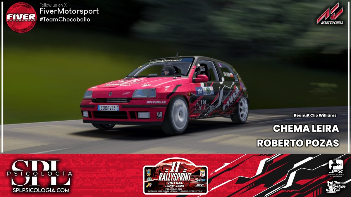 FiverMotorsport's tweet photo. · RACE DAY
· Cto. Cántabro de RallySprint
· RallySprint de Limpias - Liendo
· TikTok/SupplyRacing
#GoFiver #TeamChocobollo
@TheMechCat @SalVATOre_PL https://t.co/DtvGWvZxlo