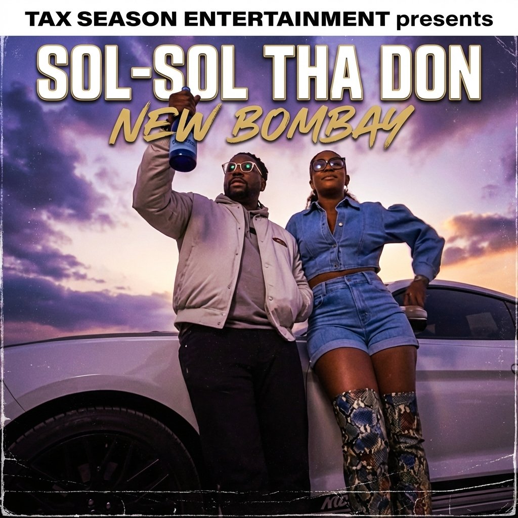 SolSolThaDon's tweet photo. "New Bombay" by Sol-Sol Tha Don, created by Lamar Estes. The track centers on themes of nightlife, intimacy, and disconnecting from the outside world. Also  Sol-Sol Tha Don gives another take on the "New Bombay" theme with its own unique musical style.
https://t.co/5cruaME0vu https://t.co/kKtv6YR4Oo