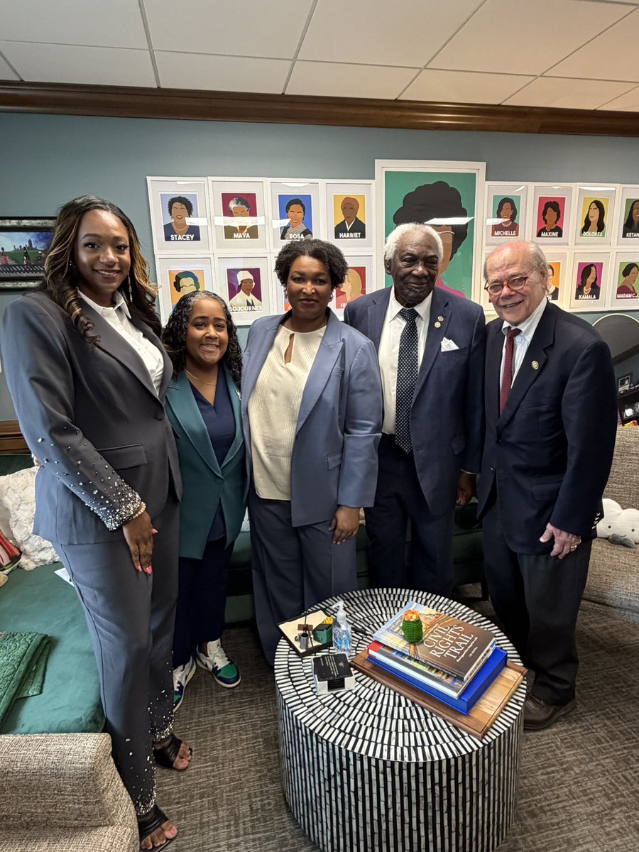 RepCohen's tweet photo. Proud to stand up for Memphis in the TN State Legislature today alongside State Senators Raumesh Akbari, London Lamar & the legendary Stacey Abrams of Georgia.
 
The TN GOP wants to sacrifice our voice and our city’s future just for Trump to hold onto power for 2 more years.
 
Not without a fight.
