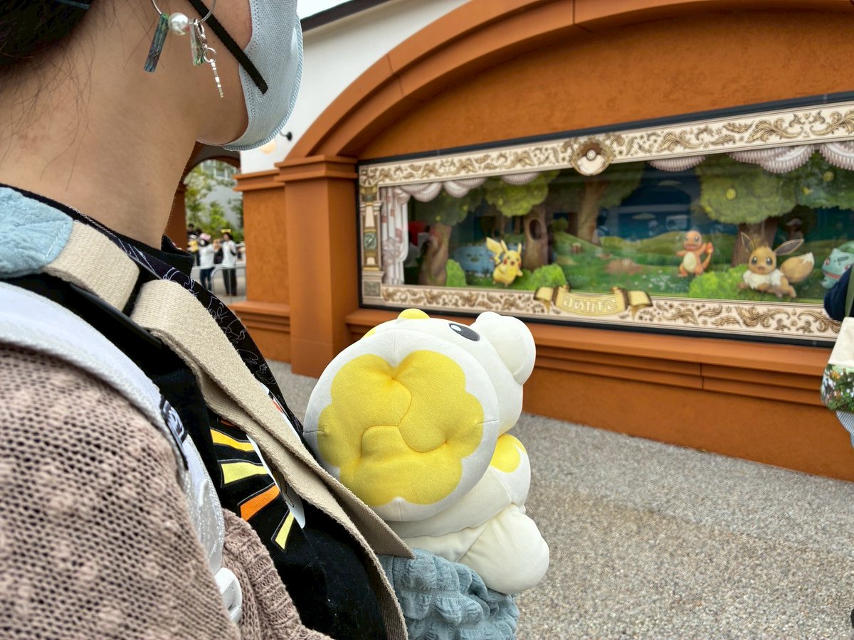 magic_bell7's tweet photo. ポケパーク行った時のパピモッチ詰め込みコーデ
2枚目はカバンにもっちさん入れてる状態
これで結構お店の方とか話しかけてくれました✨ https://t.co/LwmuGQZW77