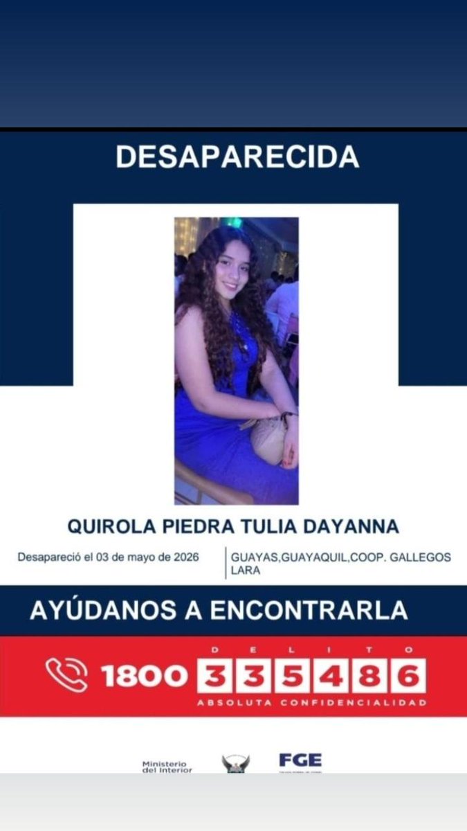 #DesaparecidosEcuador
Ayuden a compartir por favor, gracias