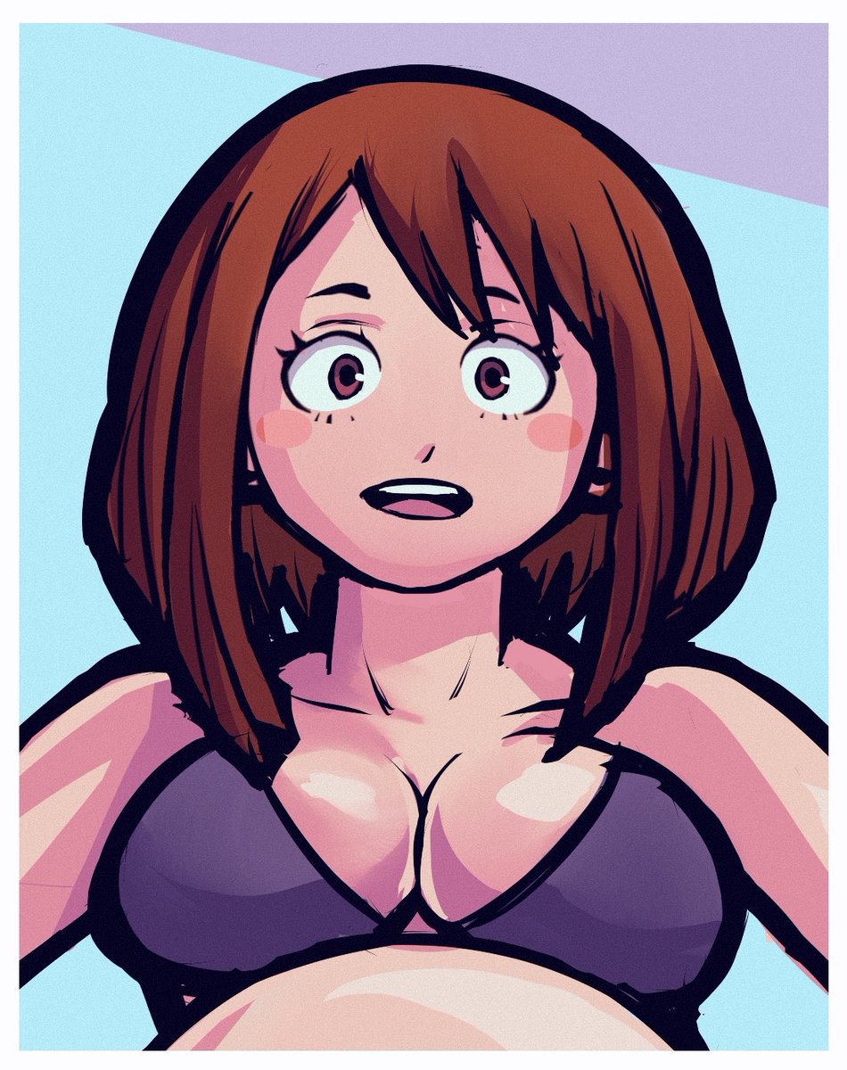 GoonerDrive's tweet photo. There may or may not be a swimsuit edition of my recent Ochaco piece live on Patreon right now. You didn’t hear it from me https://t.co/sC3IKaVkmL