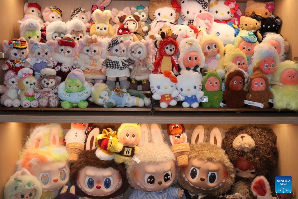 AboutChina_'s tweet photo. Trendy and collectible toys are seen at a local resident's home in Shanghai, east China, April 26, 2026. (Xinhua) https://t.co/v4igCGynUa