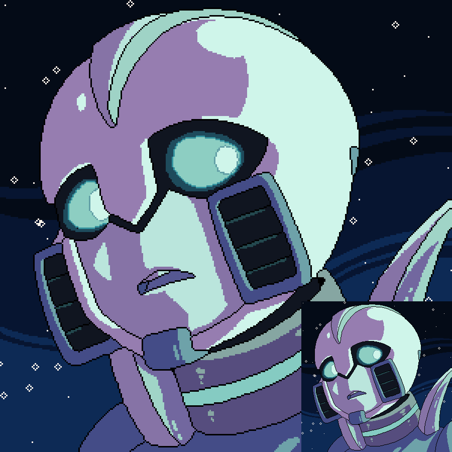 avoidcrowbot's tweet photo. OC, Crescent (pixel art) https://t.co/KImQOnTtKy