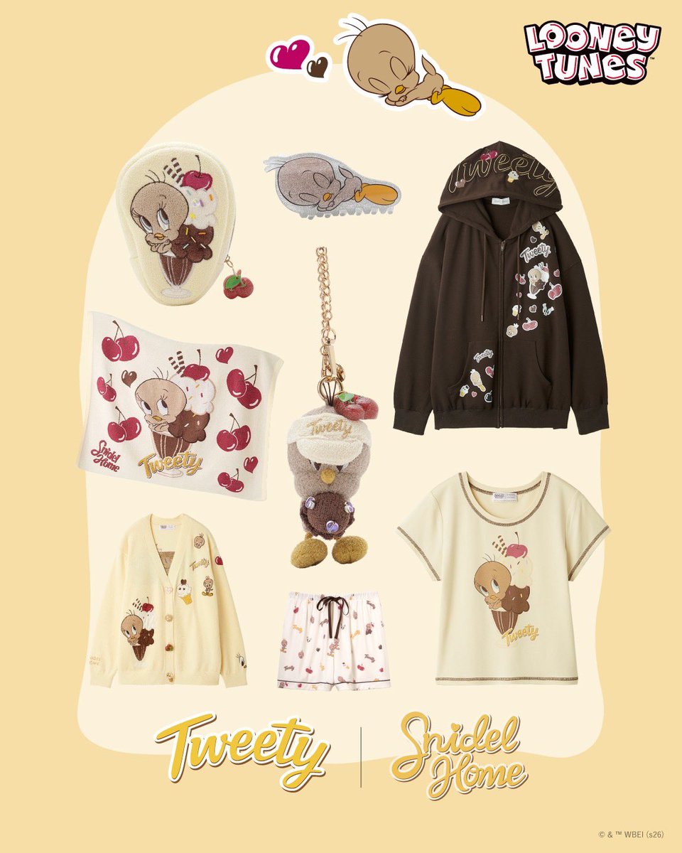 本日解禁✨／ ?Tweety Collection? 第4弾となる、今回のコレクション 