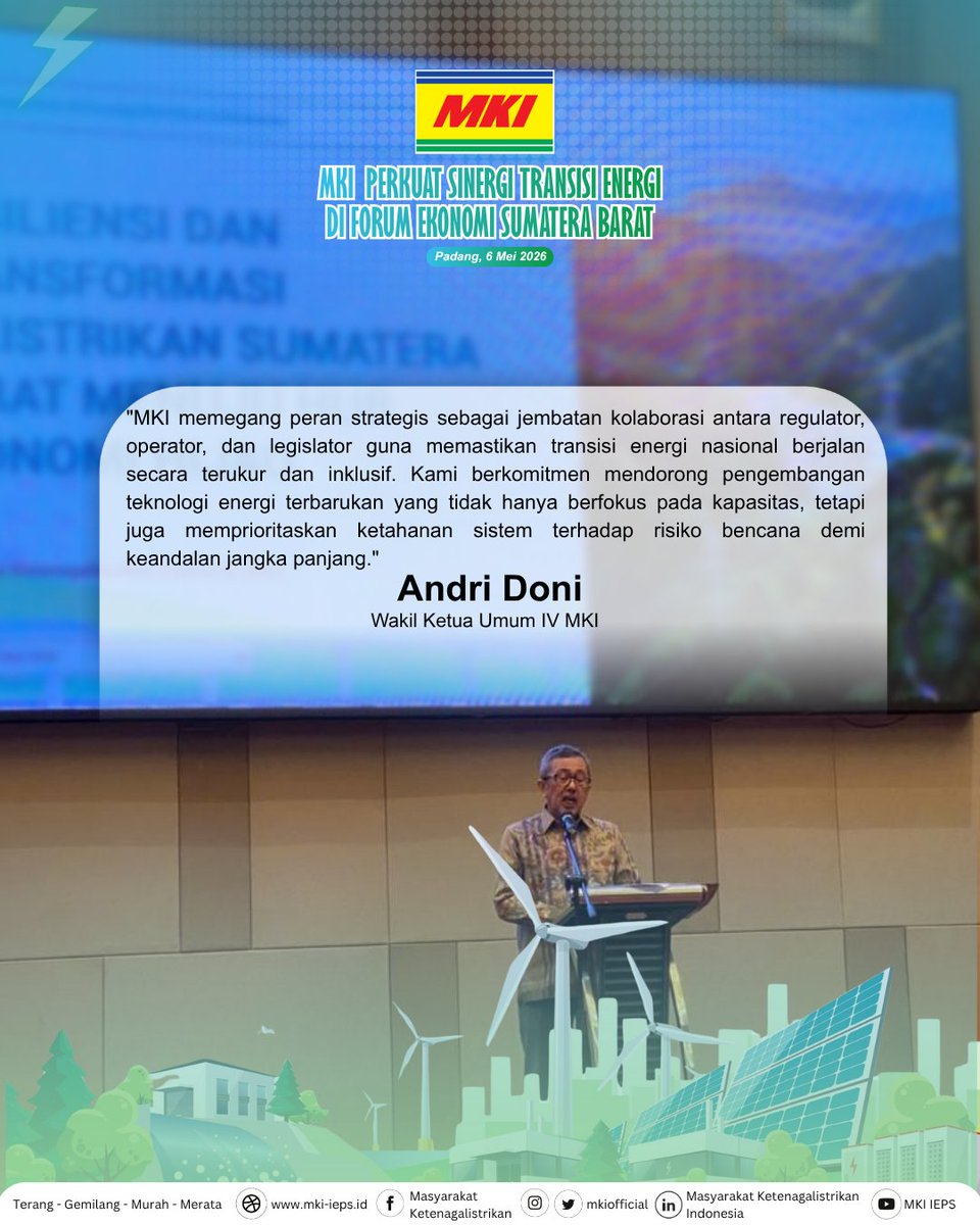 Masyarakat Ketenagalistrikan Indonesia tweet media