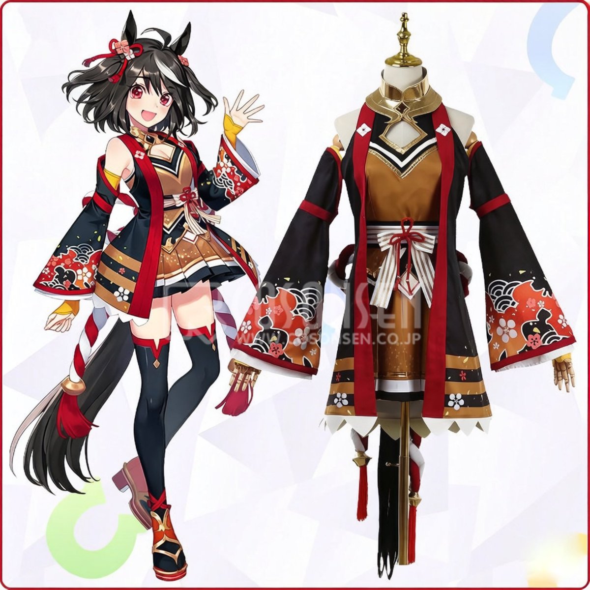 ウマ娘　キタサンブラック　お正月　コスプレ衣装　L　COSONSEN 📢#COSONSEN #人気衣装 情報🔥 🏇ウマ娘 プリティーダービー キタサン
