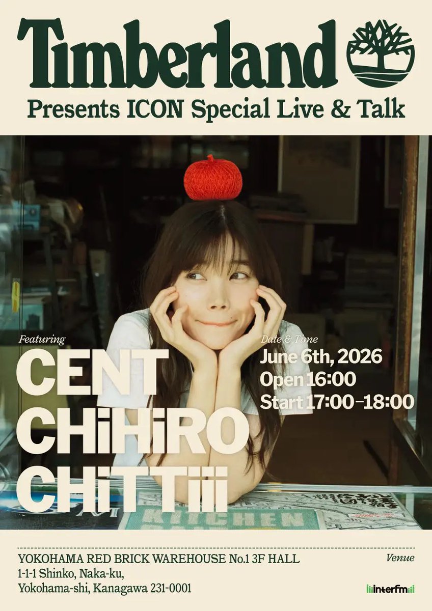 EVENT】 6/6(土) 横浜・赤レンガ倉庫にて 「Timberland presents ICON EVENT】 6/6(土) 横浜・赤レンガ倉庫にて 「Timberland presents ICON