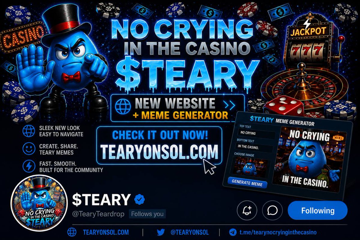 $TEARY tweet media