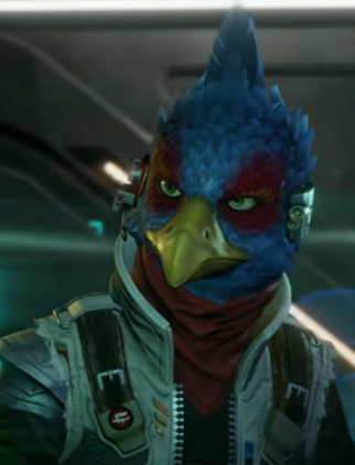 Shippiddge's tweet image. New Falco hits the uncanny valley really hard for me.  I can't not see a live action man in birdface and it deeply unsettles me.

I... can't say I dislike it, though.  In fact I can't look away.

New Andross will undoubtably usher in a fresh era of nightmares.