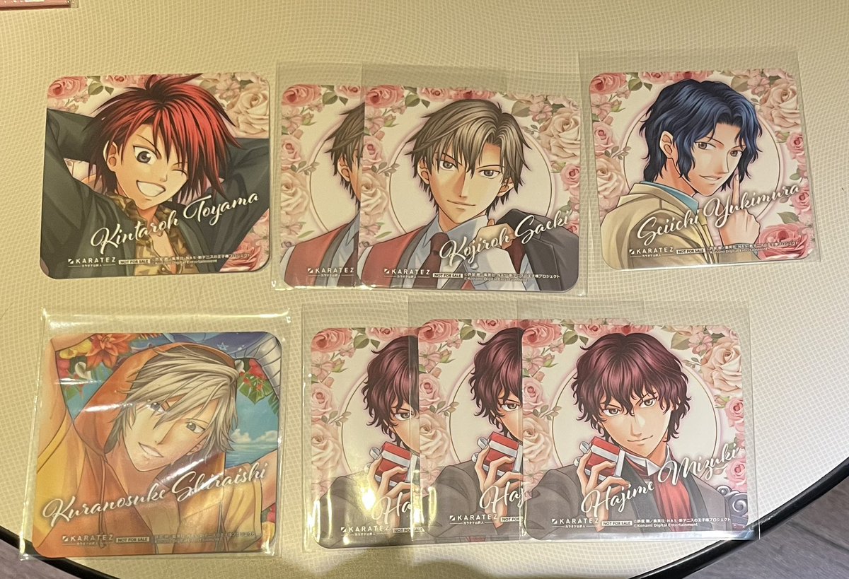 mirutan_R's tweet photo. 【交換】新テニスの王子様 テニプリ カラ鉄 コースター

(譲)白石 観月3佐伯2遠山 幸村
(求)越前 リョーマ

ただいま渋谷におります。よろしくお願い致します。お取引場所はDMにてご相談させていただきたいのでフォロー必須です。 https://t.co/Xe2YEZhZwa