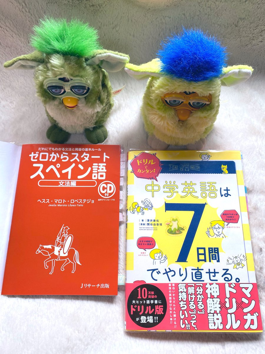 GW集中学習：結果発表】 スペイン語文法書、英語ドリル1周