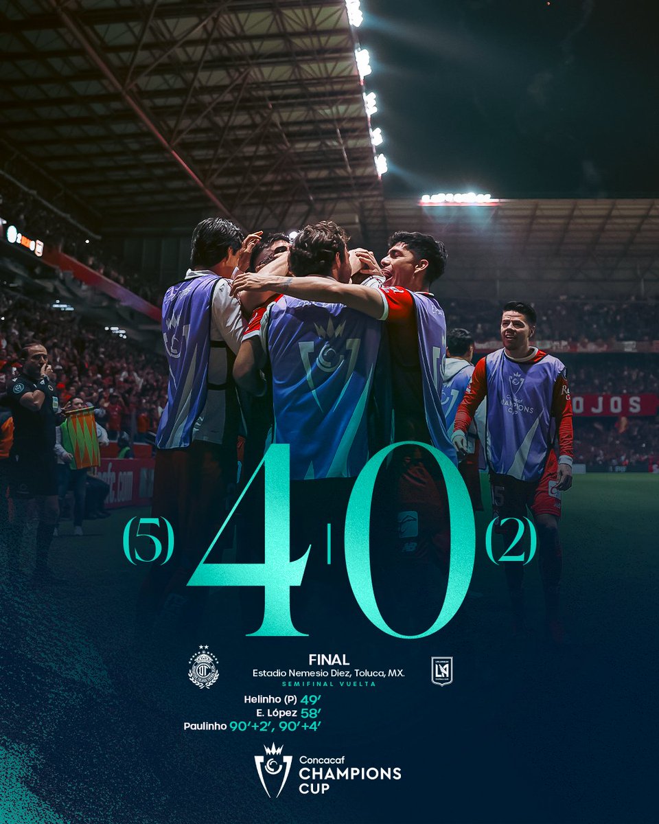 Festéjenlo, Diablos ❤️‍🔥🔥

Otra final del Deportivo Toluca, ahora internacional. Esto es para ustedes que CREEN SIEMPRE 👹