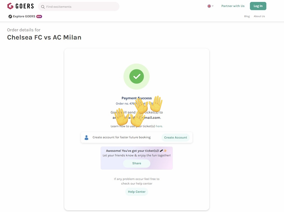 nindaaee30's tweet photo. Done proof ✅
Tiket chelsea vs Milan https://t.co/GEY9bJ7Rco