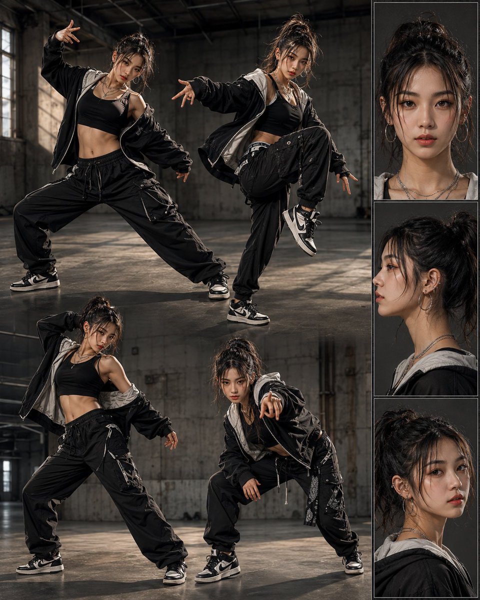 Street Dance Character Design Layout