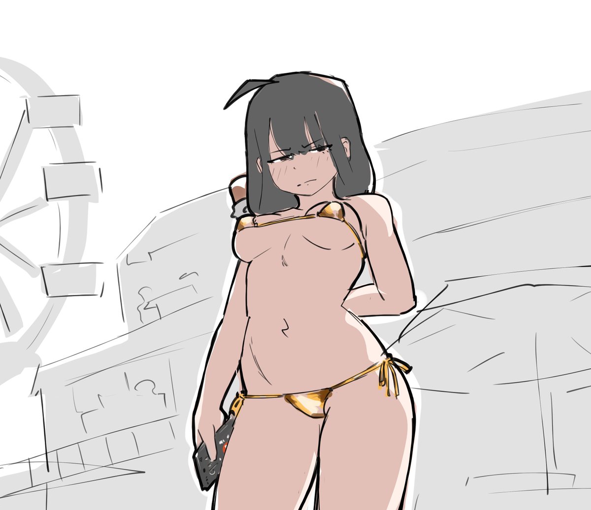 SpeakyGuy's tweet photo. Golden week is over, perfect time to draw an oc, lovely Hina https://t.co/LOEL7DQuGS