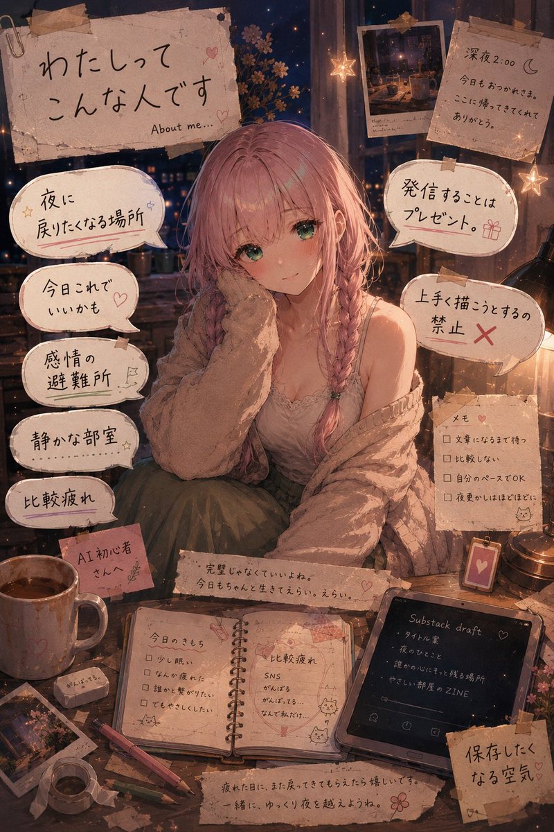 あや♡ページ オリジナル素材 アレンジしてみました😊