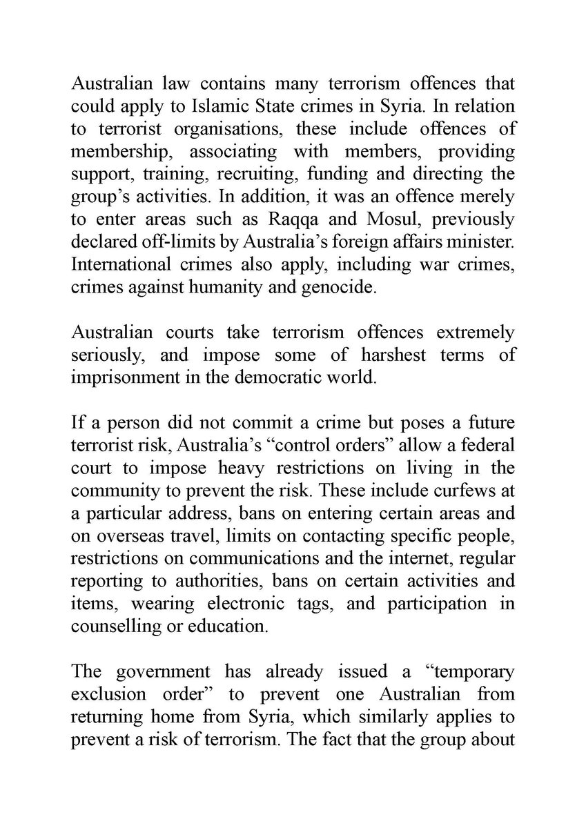 Prof Ben Saul - UN SR Human Rights & Counterterror tweet media