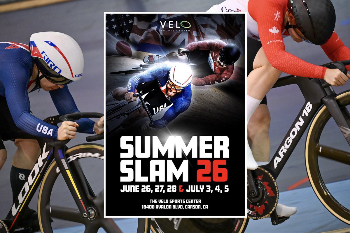 VELOSportsCtr's tweet photo. RIDERS: We are just about seven (7) weeks from opening day at SUMMER SLAM 26…are you registered?!

https://t.co/4ftOCw2EGQ https://t.co/cOWLUb4f5M