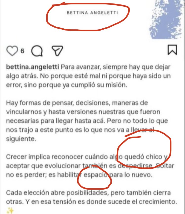 Parece que a Betty algo le quedó chico y está haciendo lugar para algo mas grande, de tez morena y acento caribeño