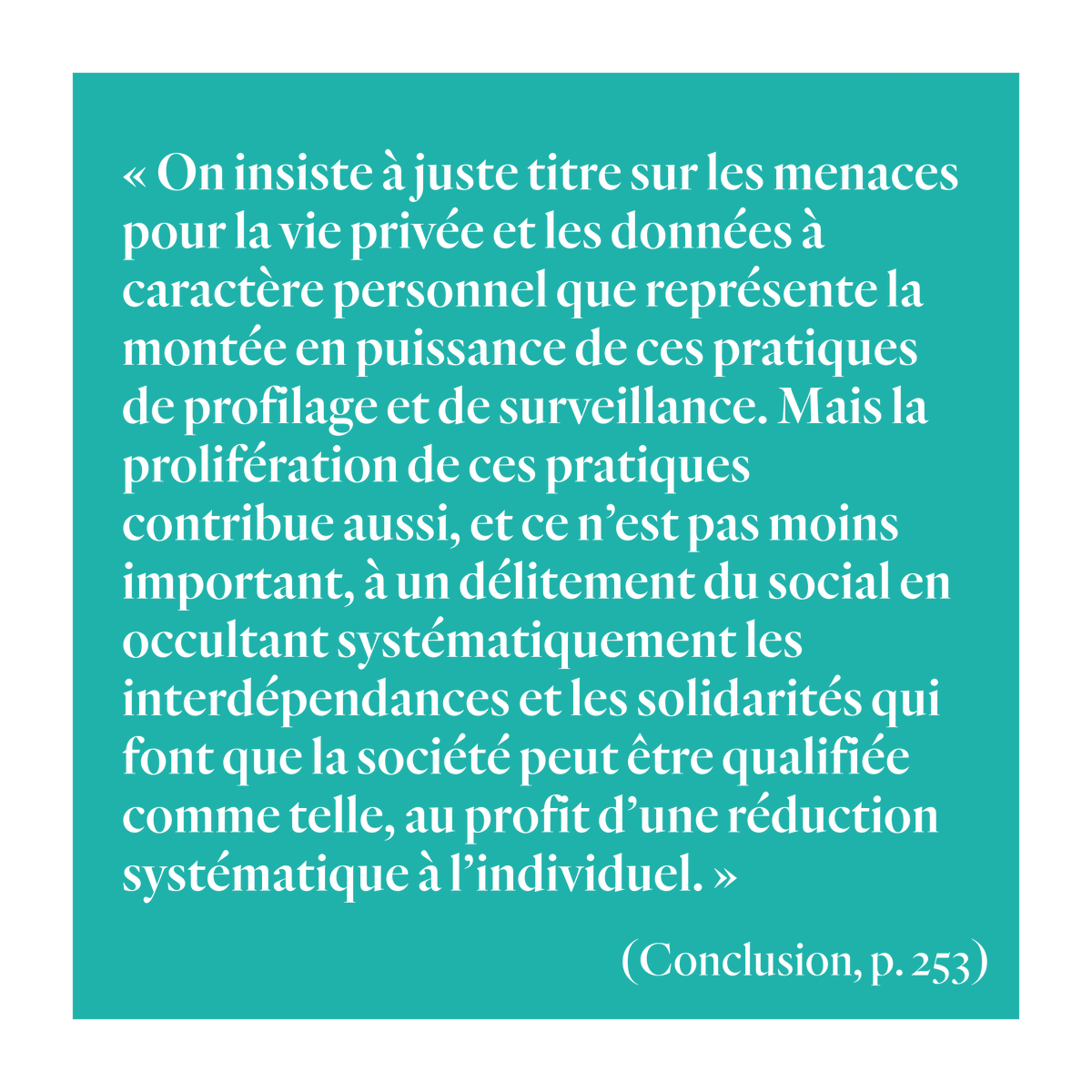 amsterdam_ed's tweet photo. En librairie ce jeudi 7 mai ! 🤩

🧵🤖 Des règles sur mesure. Généalogie du profilage algorithmique, de Nathan Genicot

💰 20€
📖 264 pages

💸🔗 : https://t.co/qvdFuxfMit

#politique #droit #sciencesjuridiques #algorithme #profilage #surveillance https://t.co/rXuN6V9cd7