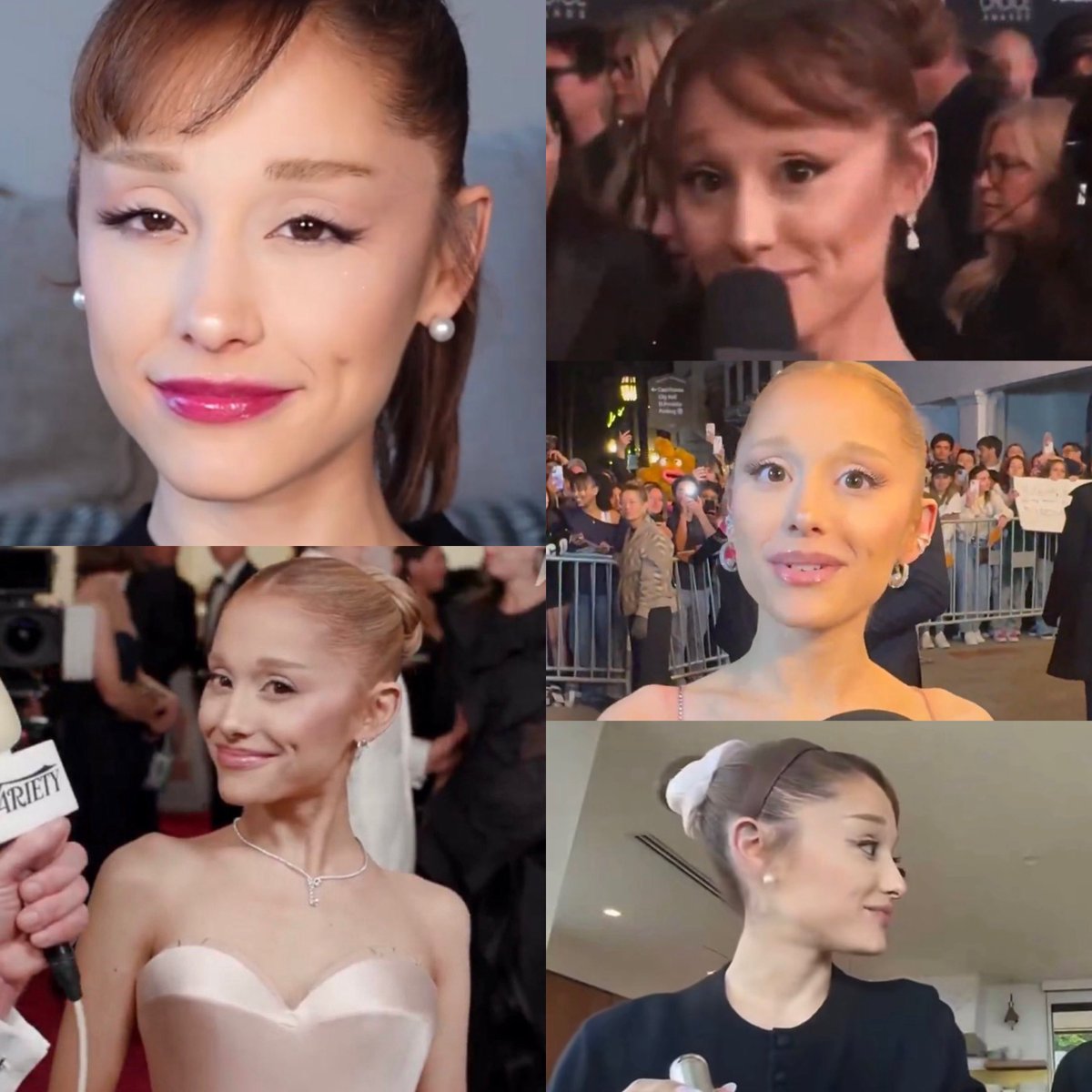 the face ariana makes when hinting at a secret project
