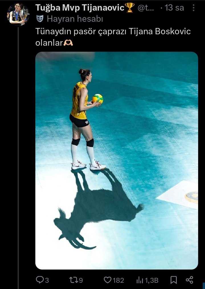 Tuğba Mvp Tijanaovic🏆 tweet media