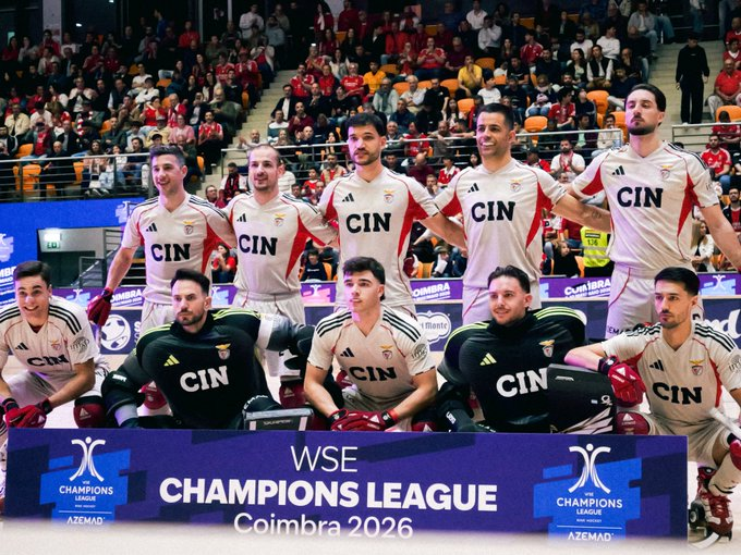 CabineSport's tweet photo. Benfica está nas meias-finais da Liga dos Campeões de Hóquei em Patins. https://t.co/6PQ75szSVD