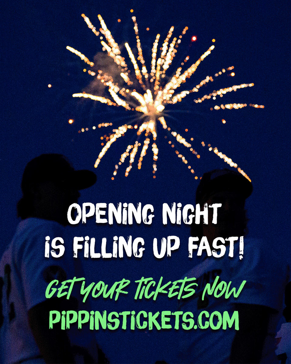 PippinsBaseball's tweet photo. Opening night is almost sold out! 🗓️ Fri, May 29th
🎆 Postgame Fireworks and a Legends Casino Jersey Giveaway

If you’ve been waiting for a sign to come… this is it.
Don’t miss your chance, grab your tickets at https://t.co/Xw96EuNDkl

#yakima #baseball #washingtonstate #openingnight