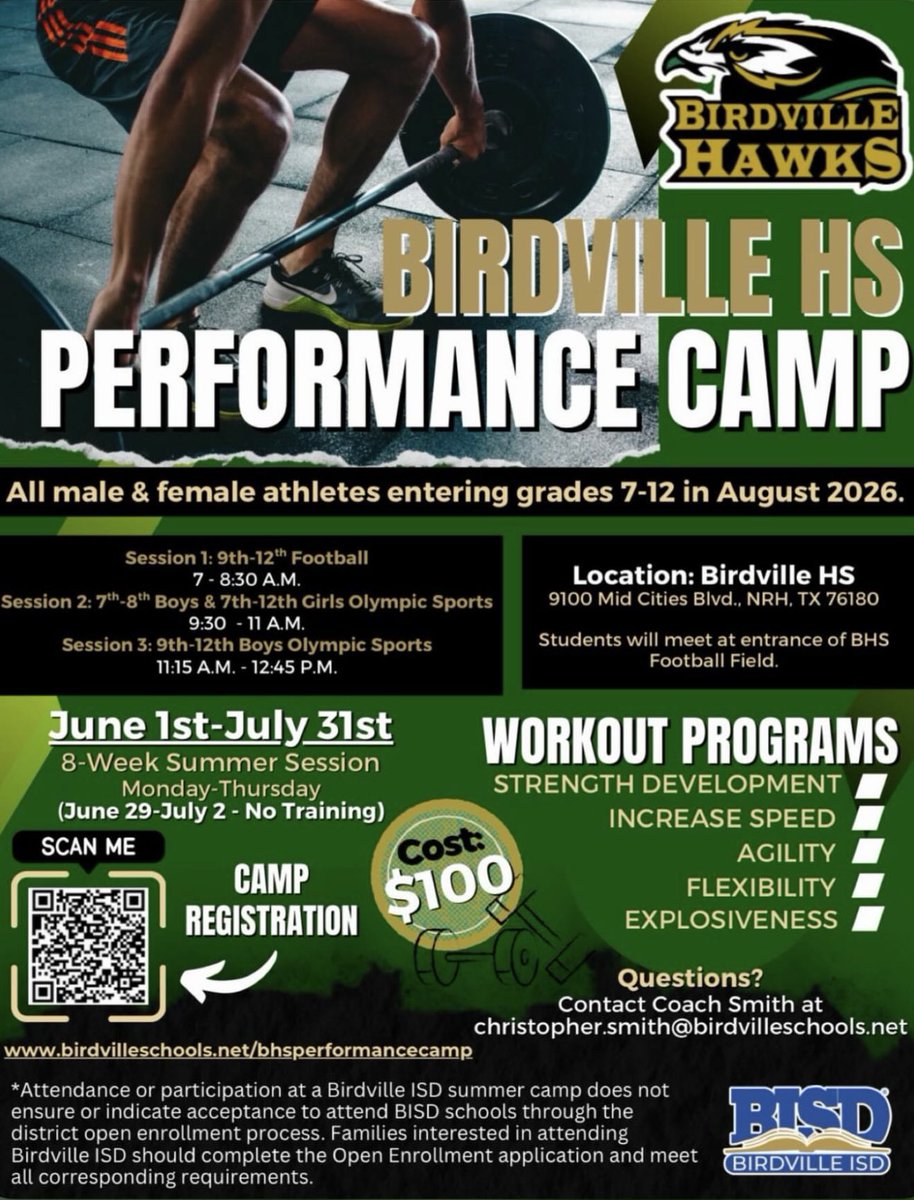 BIRDVILLE_FB's tweet photo. Unlock your full potential with us this summer! Performance camp details below. #GoHawks https://t.co/urhjsgAGuB