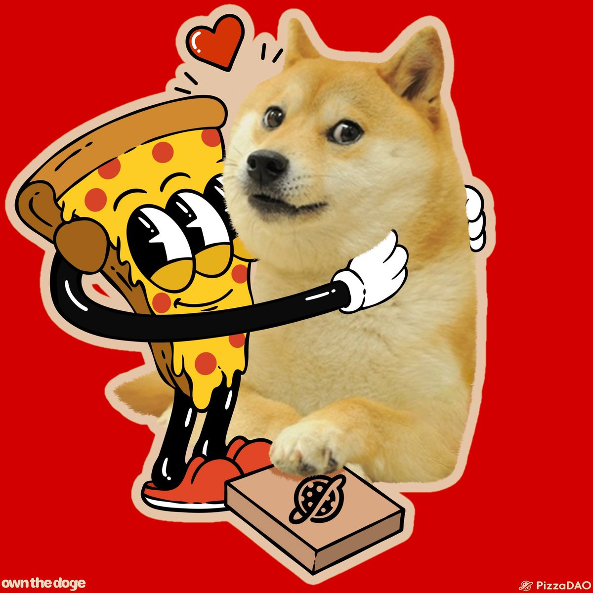DOGOページ We're proud @ownthedoge to be @Pizza_DAO's oldest partner ❤️