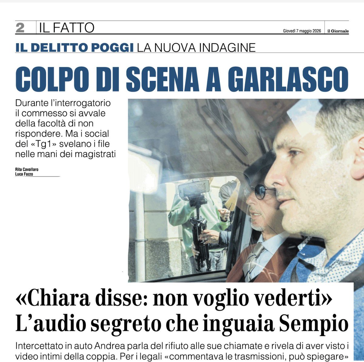 Toh…

<a href="/ilgiornale/">ilGiornale</a> 
<a href="/Rita_Cavallaro/">Rita Cavallaro</a> 
<a href="/fazzus/">luca fazzo</a> 

#Garlasco