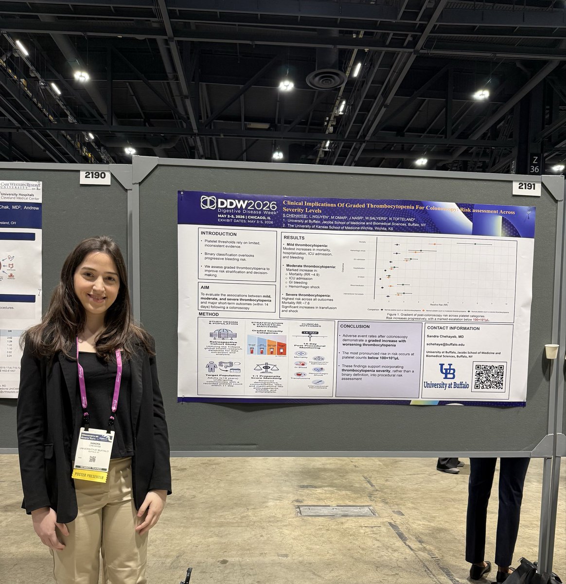 SandraChehayeb's tweet photo. Grateful to have presented at Digestive Disease Week this weekend. It was wonderful reconnecting with friends and mentors and learning from the exciting advances shaping GI .✨#DDW2026  #GITwitter https://t.co/diVJUvaszQ