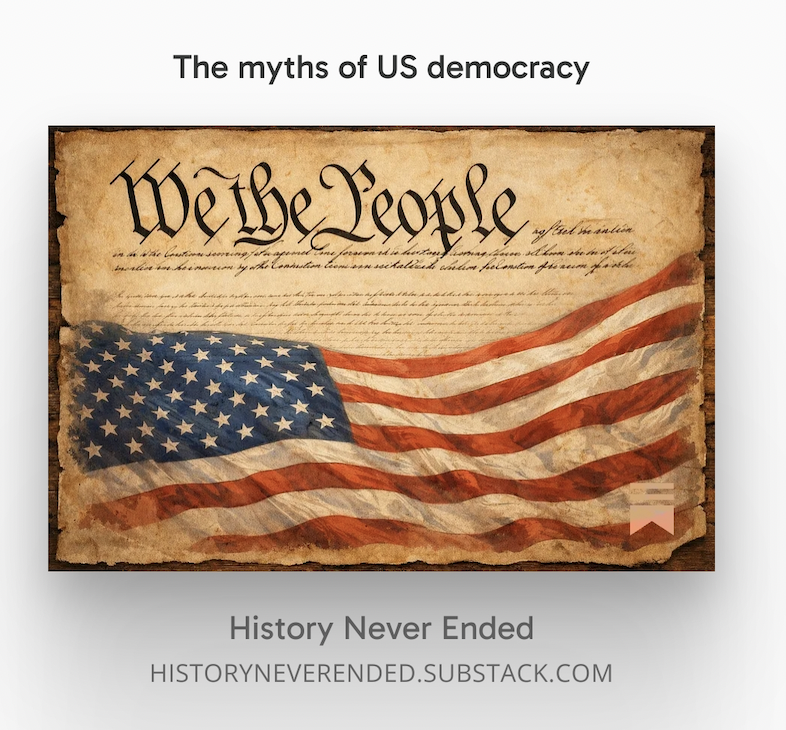 NickBryantNY's tweet photo. The myths of US democracy, as the Supreme Court mounts its latest attack on voting rights. My latest Substack post at History Never Ended. All content is free.

https://t.co/3kPUsmwNI9 https://t.co/qW5Hy6aRmx