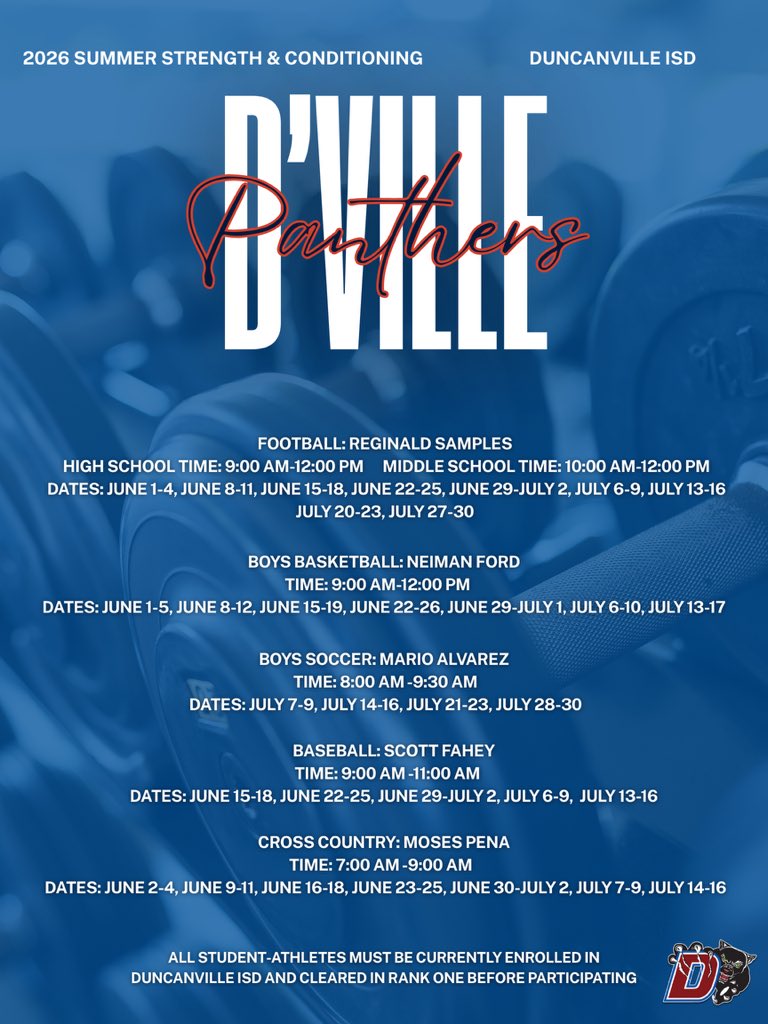 Duncanville ISD Athletics tweet media