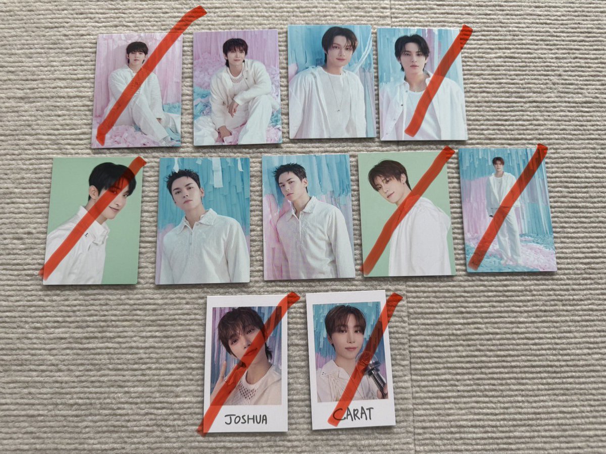 373qjq's tweet photo. SEVENTEEN セブチ ペンミ YAKUSOKU グッズ 交換 トレカ チェキ セブチ交換

【譲】 ジョシュア　ジュン　バーノン

【求】 the8 ミンハオ　ミョンホ　ディエイト

大阪公演での手渡し、郵送可

お気軽にお声掛けください🙂‍↕️ https://t.co/6i7BjJexBH